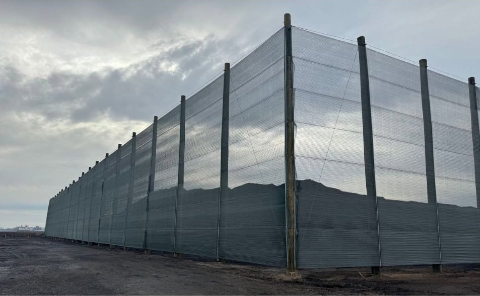 Wind Fence on Lake Superior