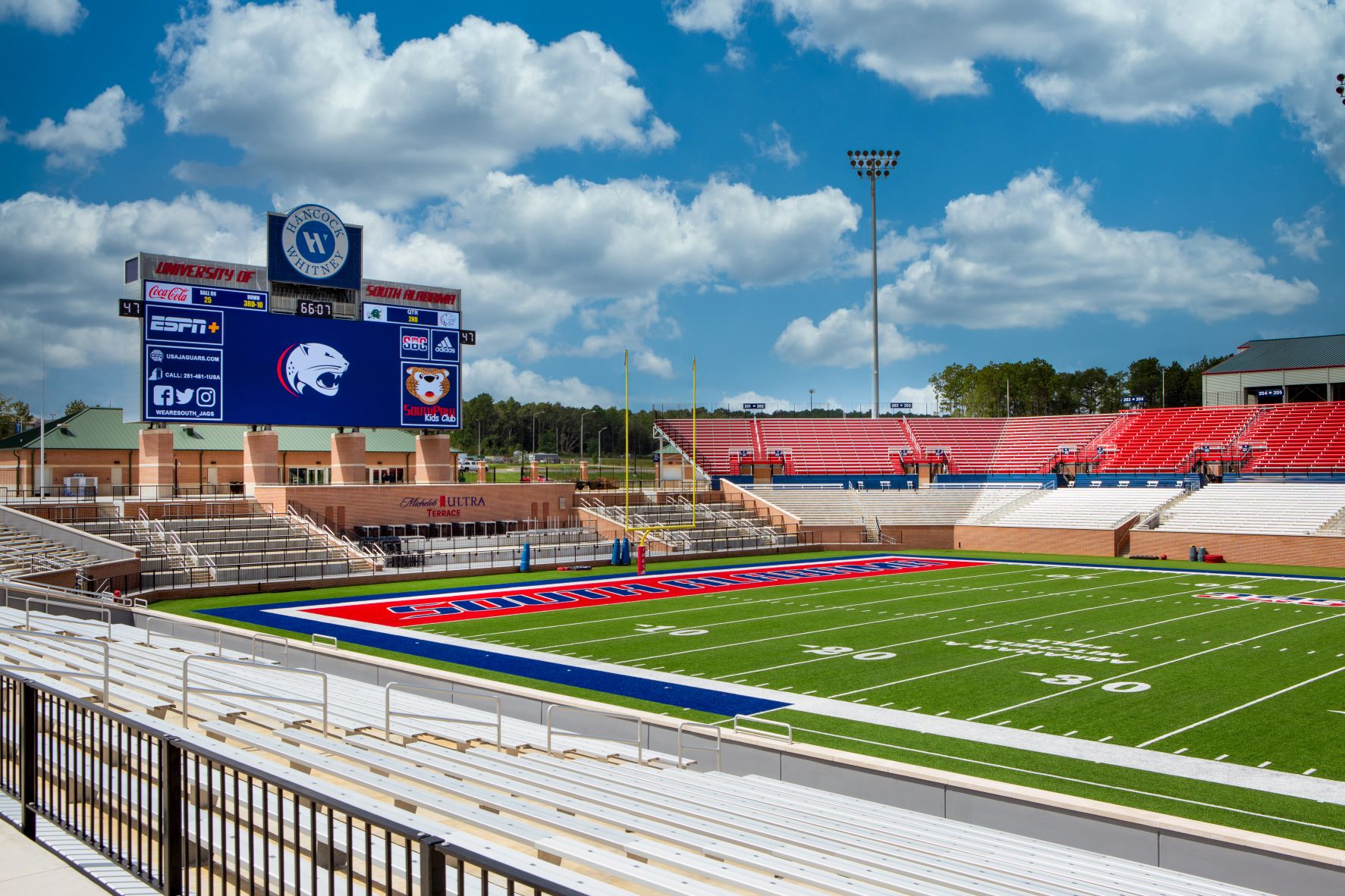 South alabama store football stadium