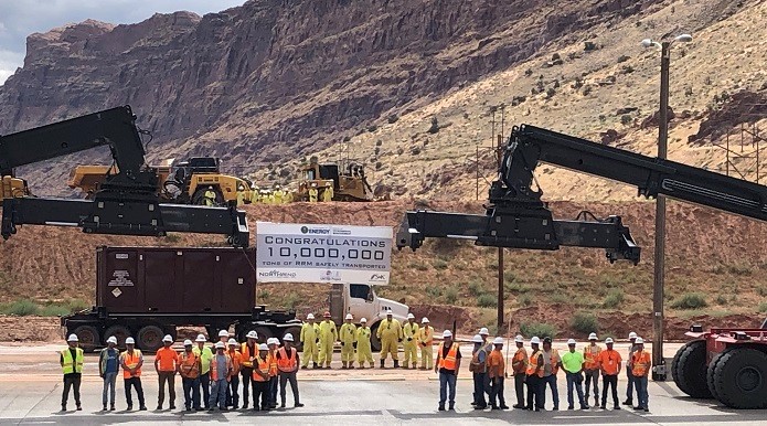 Moab celebrated 10 Million tons disposed