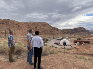 Swami Iyer visits Moab, Utah project site
