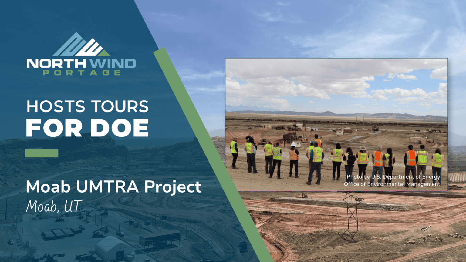 Moab Project Site Hosts Tours for DOR Office of Legacy Management and Tribal Partners