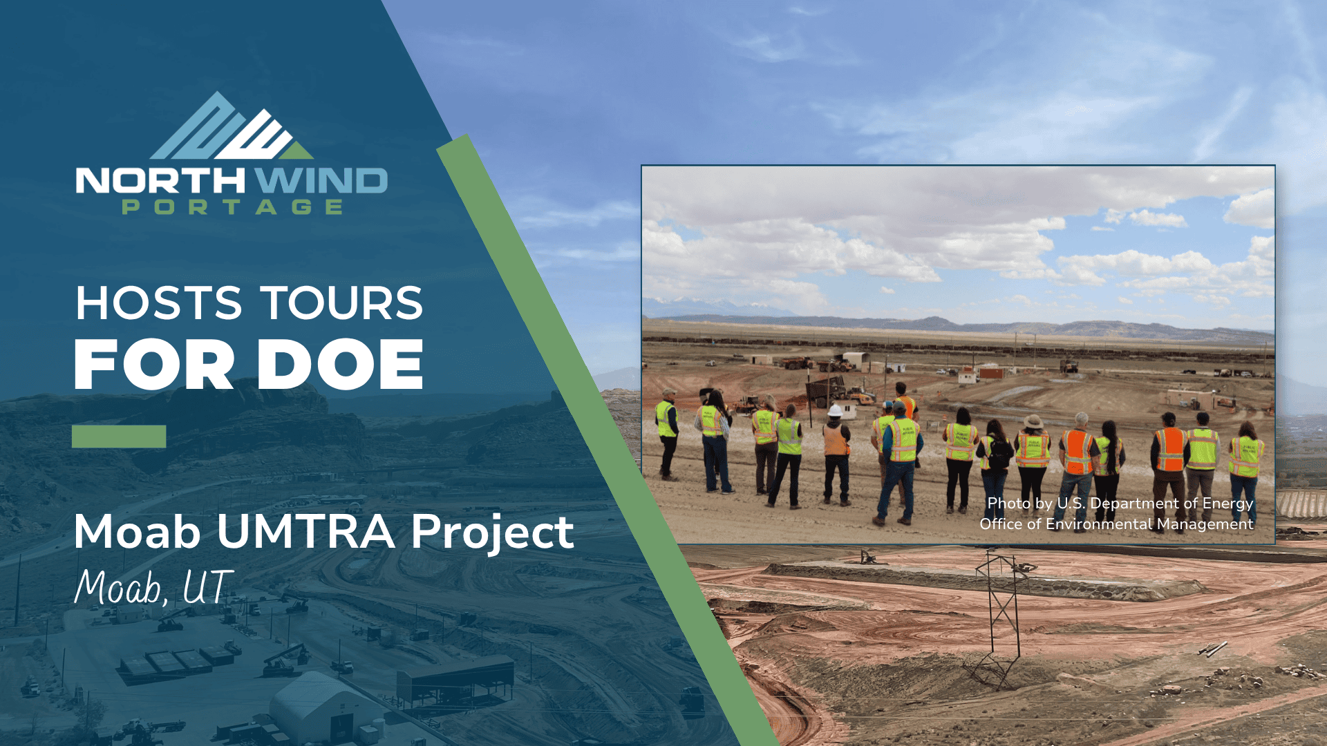 Moab Project Site Hosts Tours for DOR Office of Legacy Management and Tribal Partners