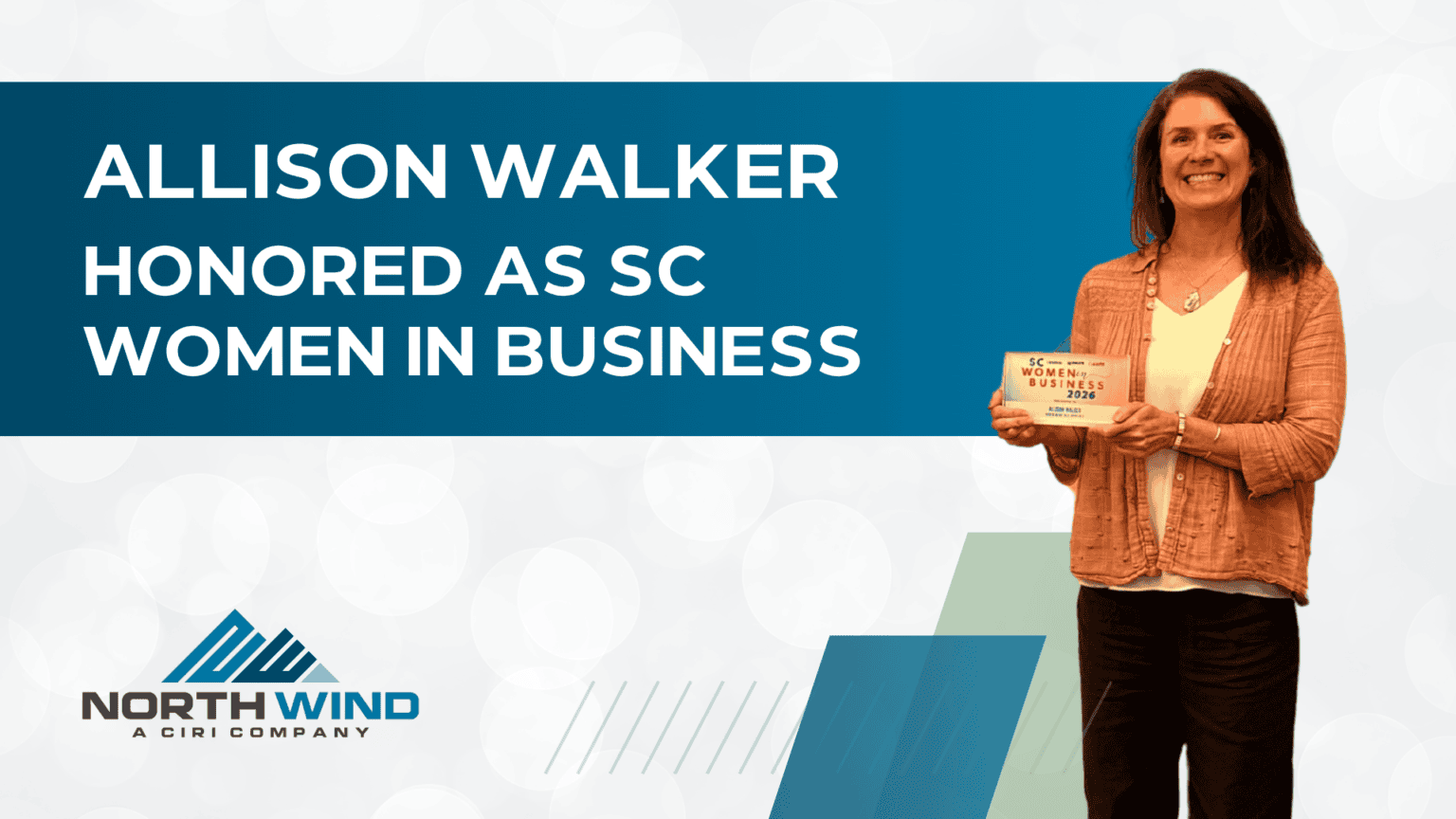 Allison Walker honored as SC Women in Business