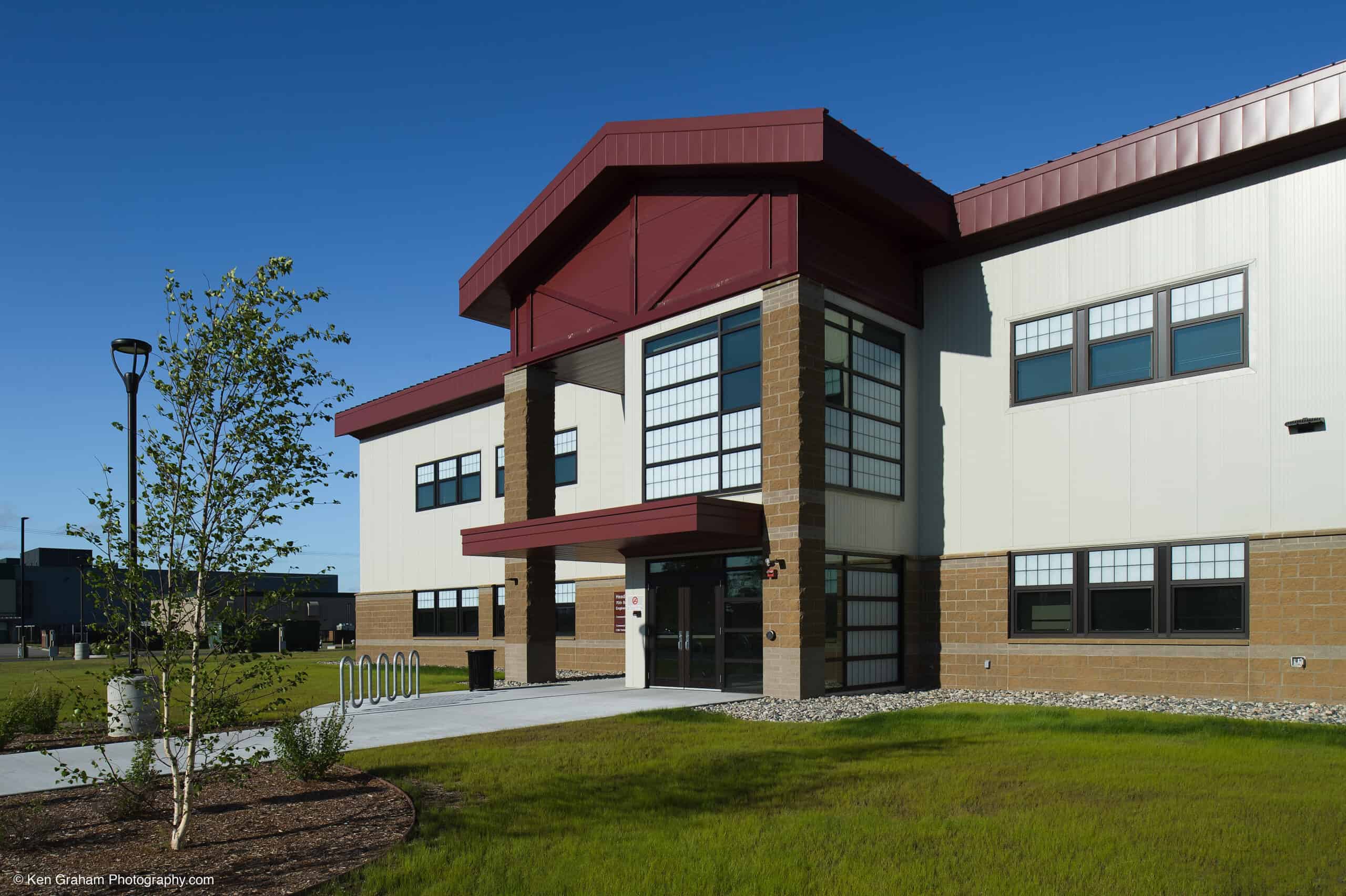 External photo of Battalion Headquarters in Alaska