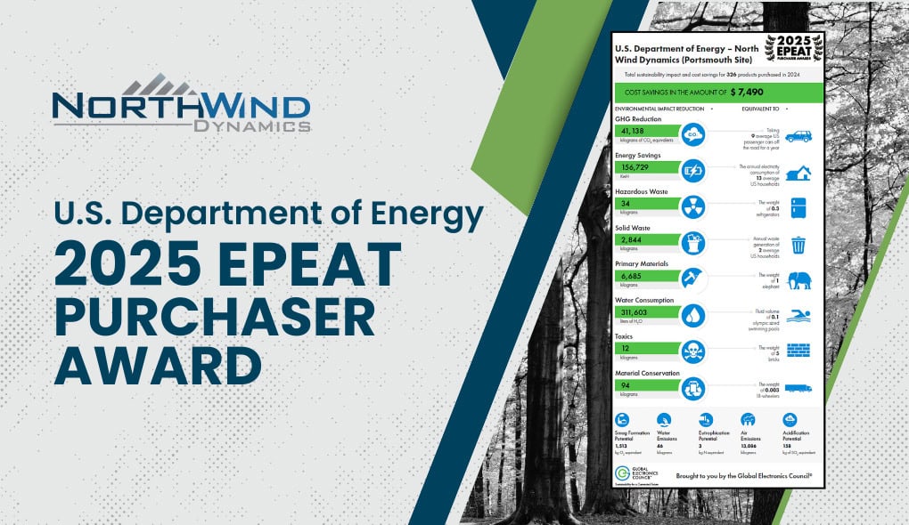 US Department of Energy 2025 EPEAT Purchaser Award