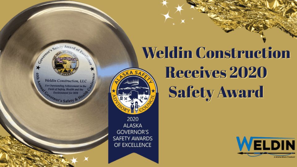 Weldin Construction Receives 2020 Safety Award
